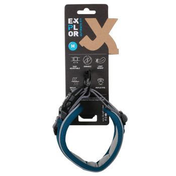 Explor fit control necklace classic petrol blue M - 39-44cm