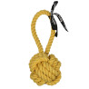 Bola de algodão com laço para cães - Are You Knots - amarelo - 37cm Bola de algodão com laço para cães - Are You Knots - amarelo - 37cm