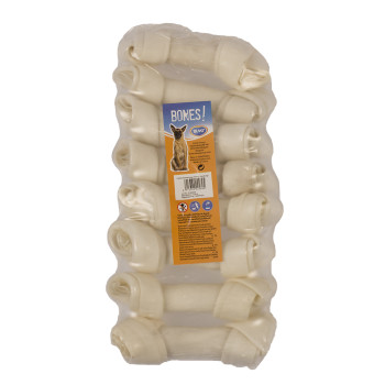 Kauknochen mit Knoten - 8 Stück - 13cm - Bone!