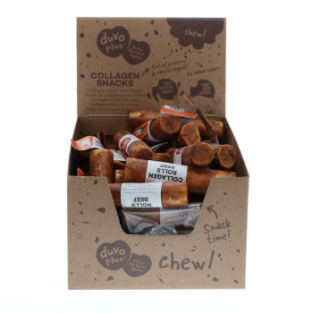 Rollos de colágeno de res - M - 12,5 cm x 1 pieza / 55 g - Masticar