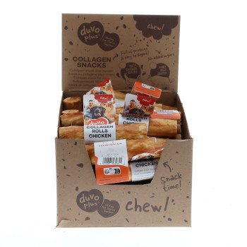 Rollos de colágeno de pollo - M - 12,5cm x 1 pieza / 55g - Masticar