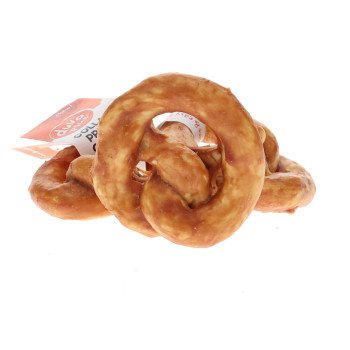 Kollagen Brezel Huhn - 8,5 cm x 1 Stk. / 50 g - Kauartikel