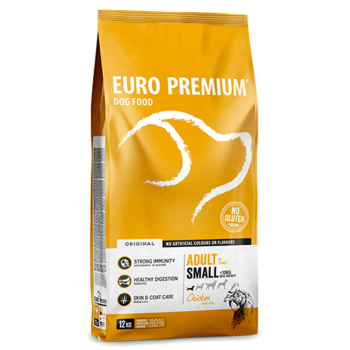 Adult Small Chicken & Rice 3kg - Kibble for small dogs - Euro Premium