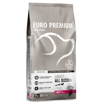 Adult Light 3kg - Crocchette per cani di tutte le taglie - Euro Premium
