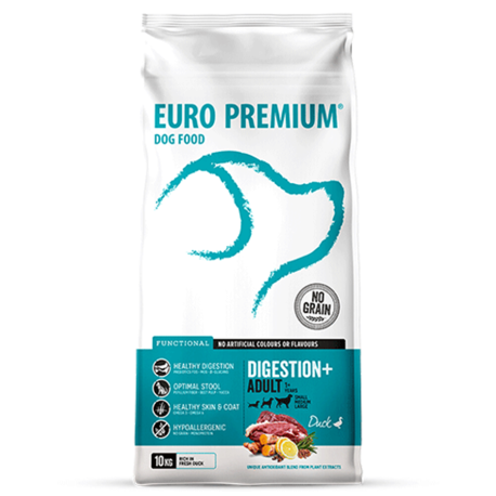 Adult Digestion+ 2kg - Crocchette ipoallergeniche per cani di tutte le taglie - Euro Premium Adult Digestion+ 2kg - Crocchette ipoallergeniche per cani di tutte le taglie - Euro Premium