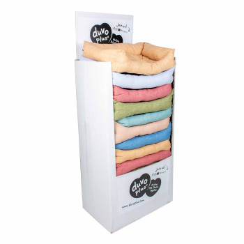 Rectangular basket - 60x45x16cm - Mixed colors