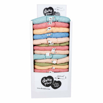 Cousin ovale cousu - 65x45x7cm - Couleurs mixtes