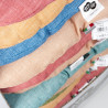 Cuscino ovale cucito - 65x45x7cm - Colori misti Cuscino ovale cucito - 65x45x7cm - Colori misti