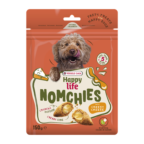 Nomchies kaas - Traktatie met romige vulling en kaas 150g Nomchies kaas - Traktatie met romige vulling en kaas 150g