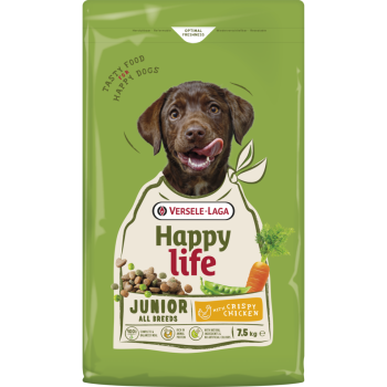 Junior met kip 7,5 kg - Happy life