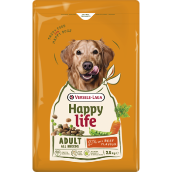 Adulto al manzo 2,5kg - Happy life