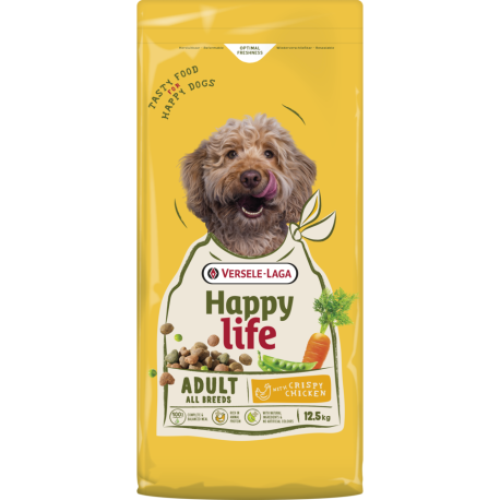 Adulto com frango 12,5kg - Happy life Adulto com frango 12,5kg - Happy life