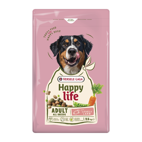 Adult à l'agneau 2,5kg - Happy life Adult à l'agneau 2,5kg - Happy life