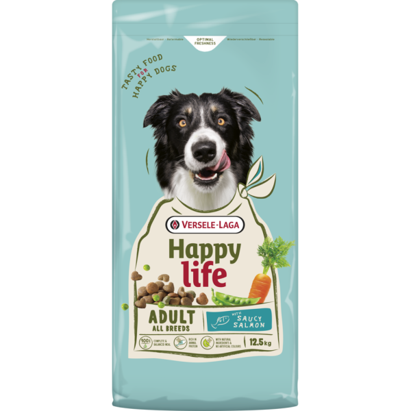 Adult au saumon 12,5kg - Happy life