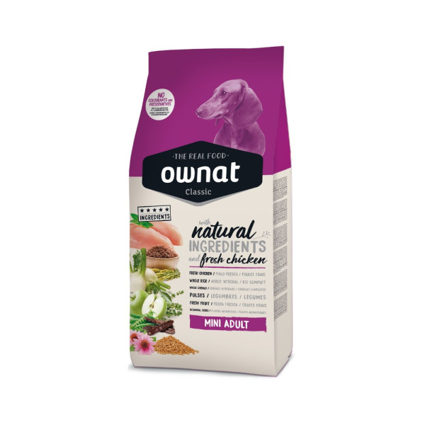 OWNAT Classic Mini Adult pour chien adulte de petite taille 4kg