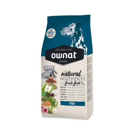 OWNAT Classic Fisch für erwachsenen Hund mit Fisch 20kg OWNAT Classic Fisch für erwachsenen Hund mit Fisch 20kg