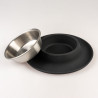 Black silicone spill feeder - 420ml - Ø14,3cm Black silicone spill feeder - 420ml - Ø14,3cm